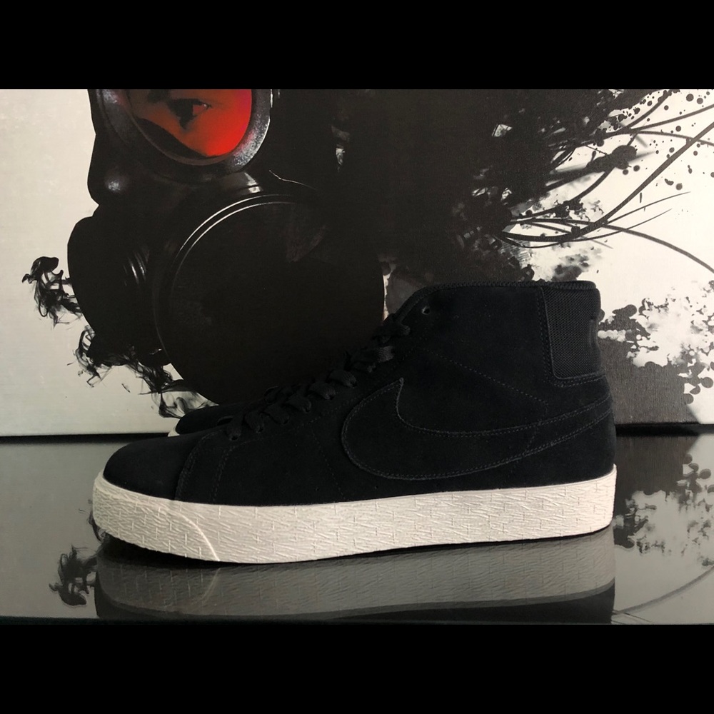 NIKE SB ZOOM BLAZER MID DECON SKATE SHOES - Picture 3 of 7
